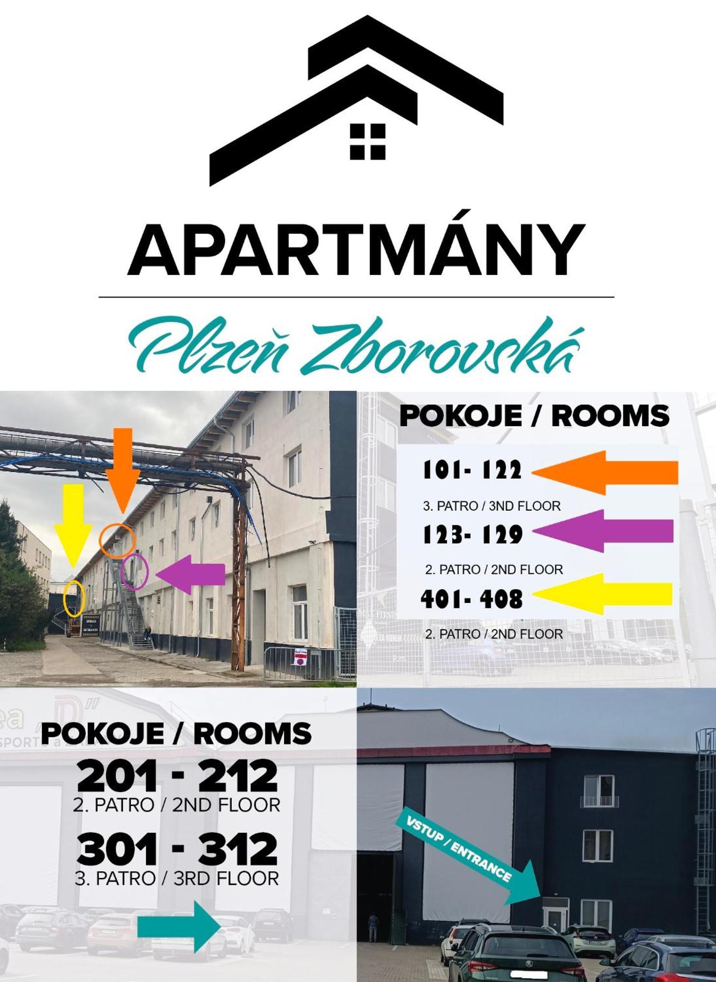 Apartmany Plzen Zborovska 22 A Exterior photo